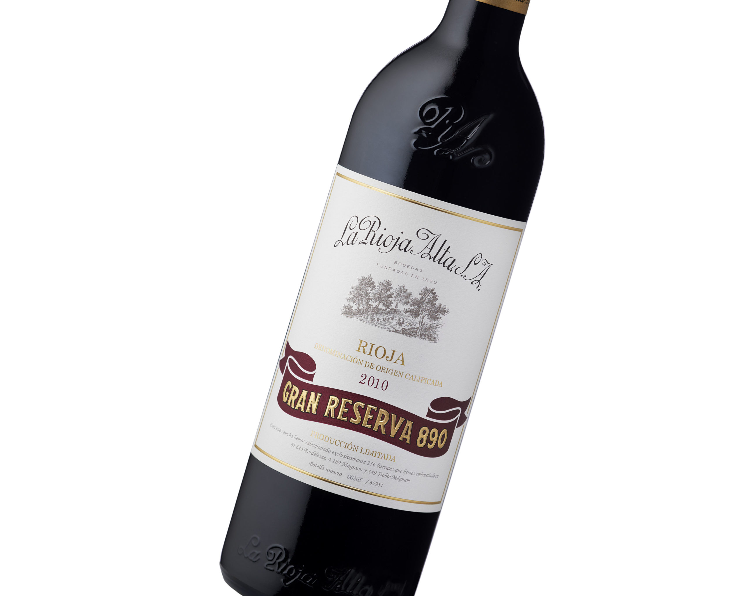 Rioja Alta Gran Reserva 890. Labelgrafic etiquetas vino