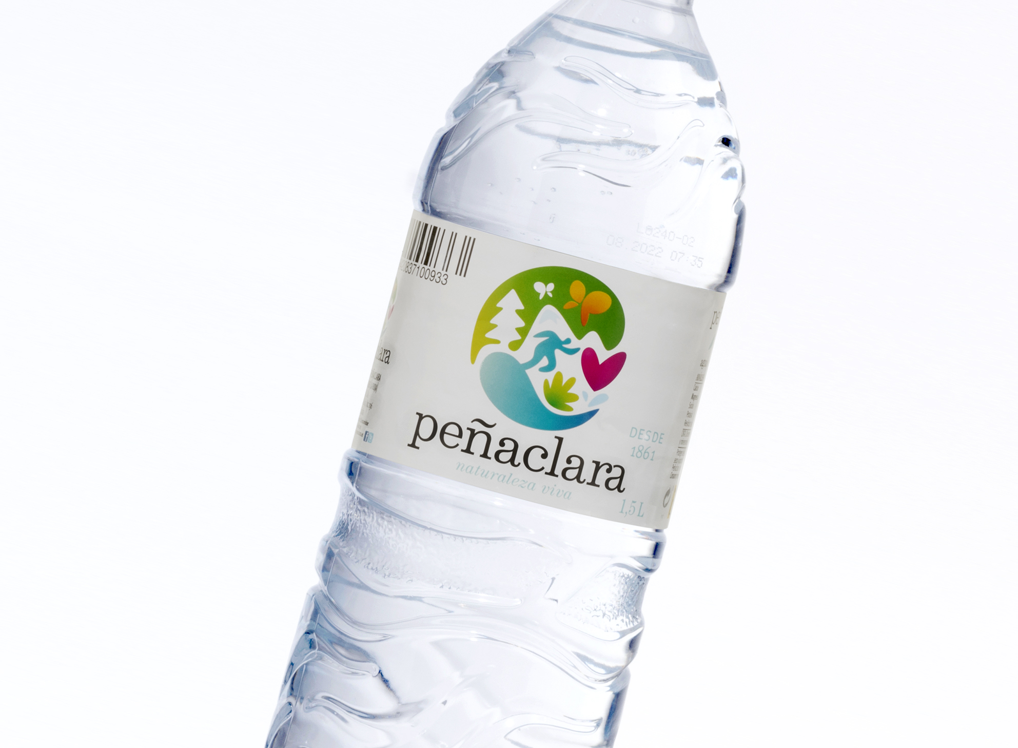 Agua Mineral Peñaclara. Etiquetas adhesivas. Labelgrafic