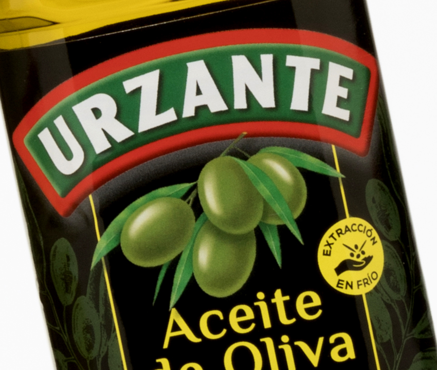 Aceite de Oliva Urzante. Etiquetas adhesivas y encolables. Labelgrafic